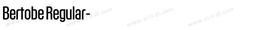 Bertobe Regular字体转换